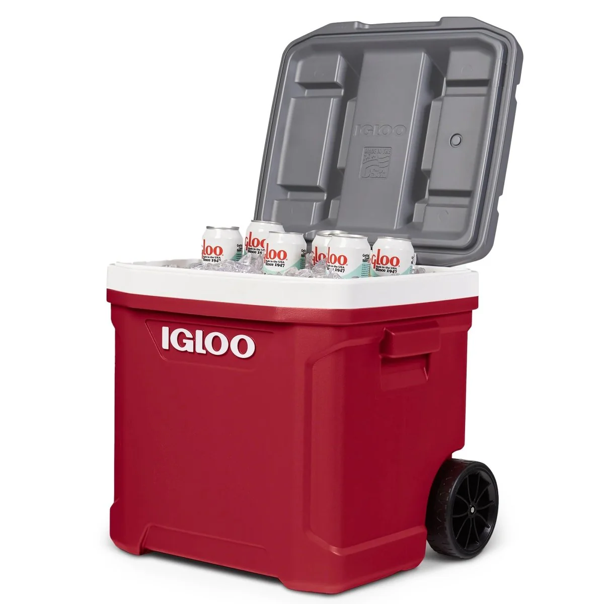 IGLOO Latitude 60 Qt Roller Cooler - Image 8