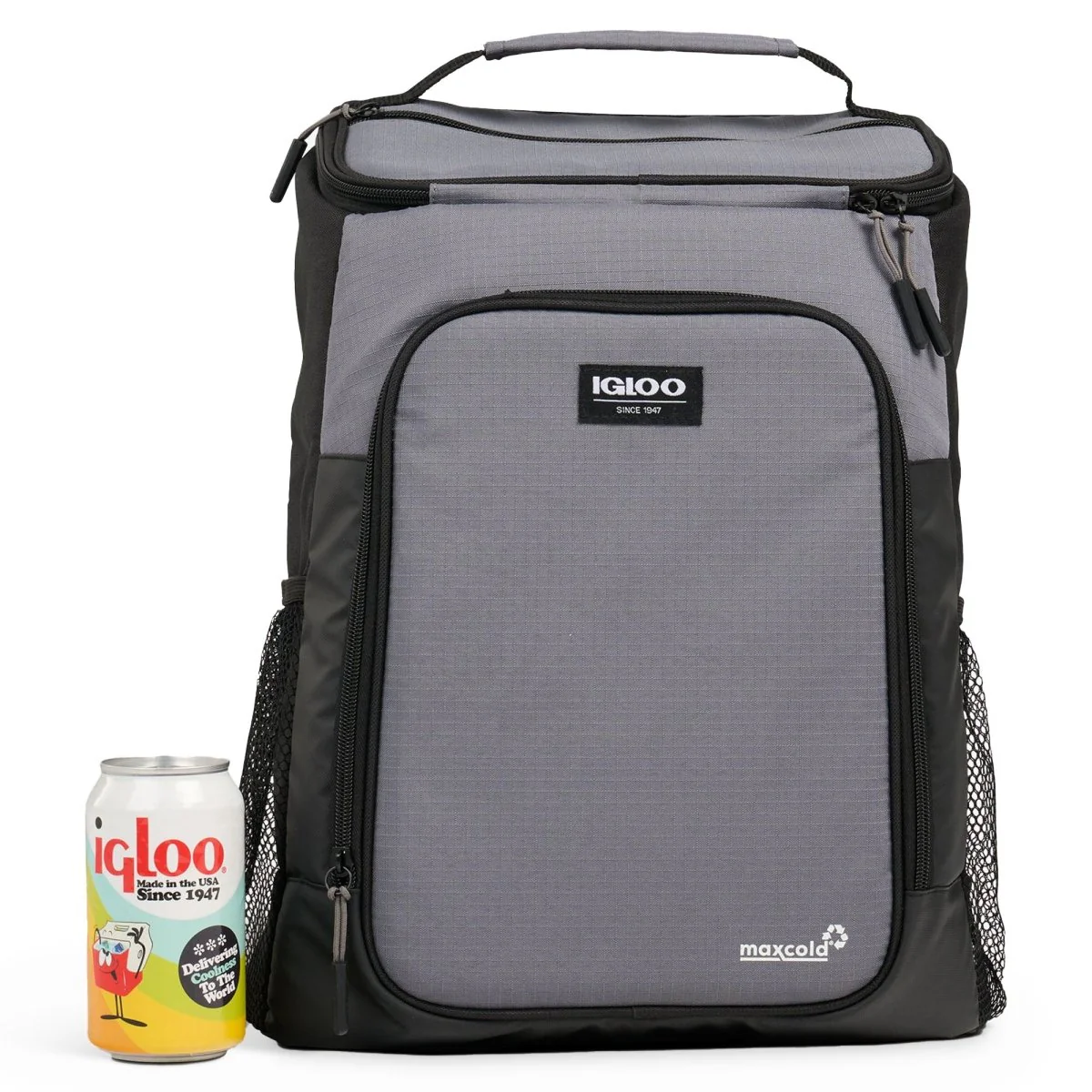 IGLOO Latitude Top Grip 24-Can Backpack, Carbonite - Image 7