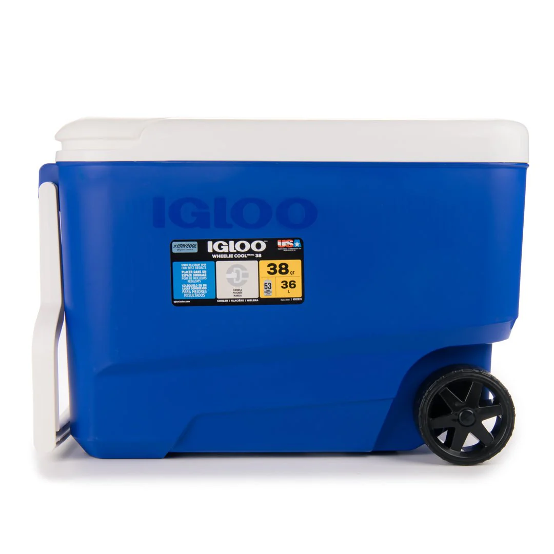 IGLOO Wheelie Cool 38 Qt Cooler - Image 2
