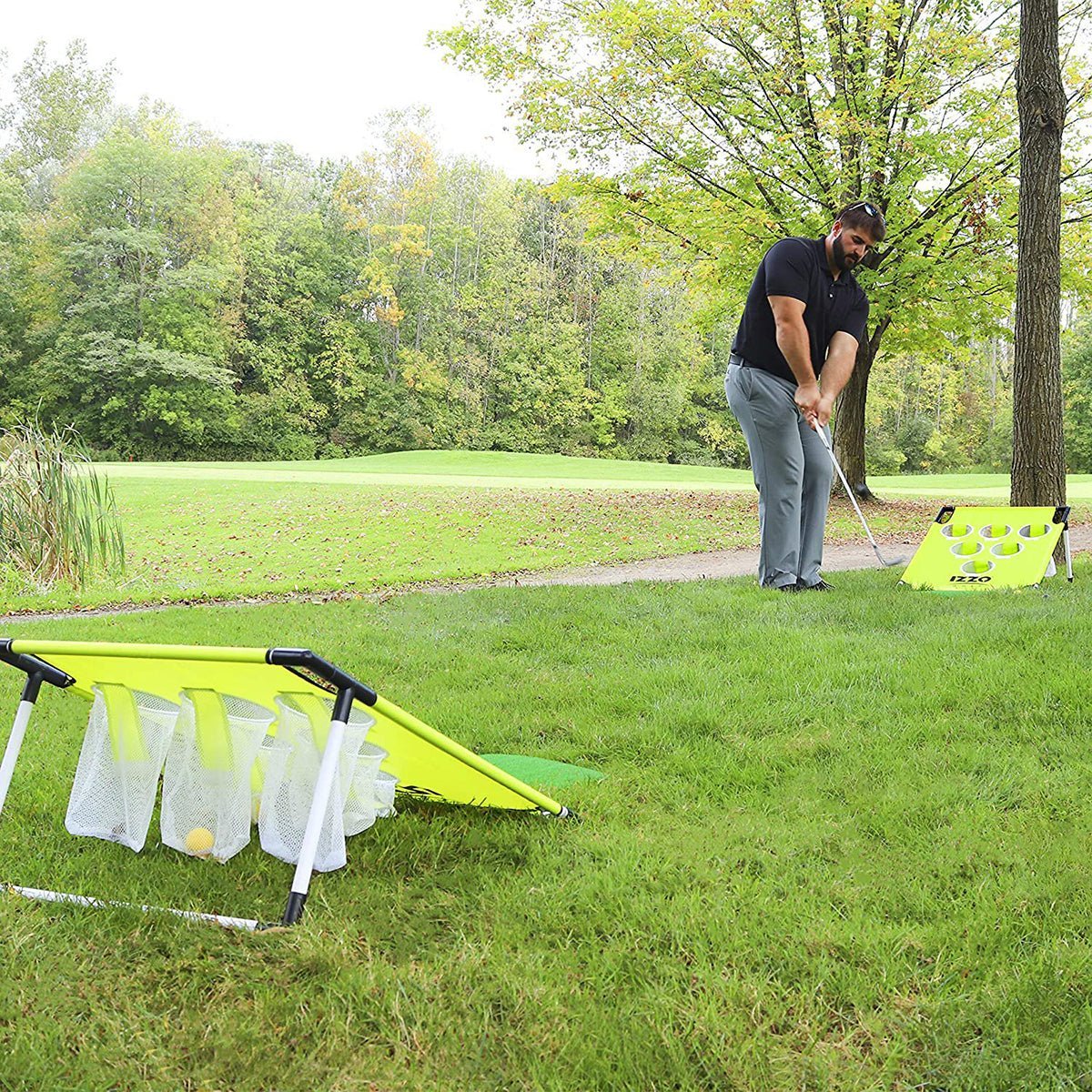 Izzo Golf Pong-Hole Chipping Practice and Gaming Set - Image 4