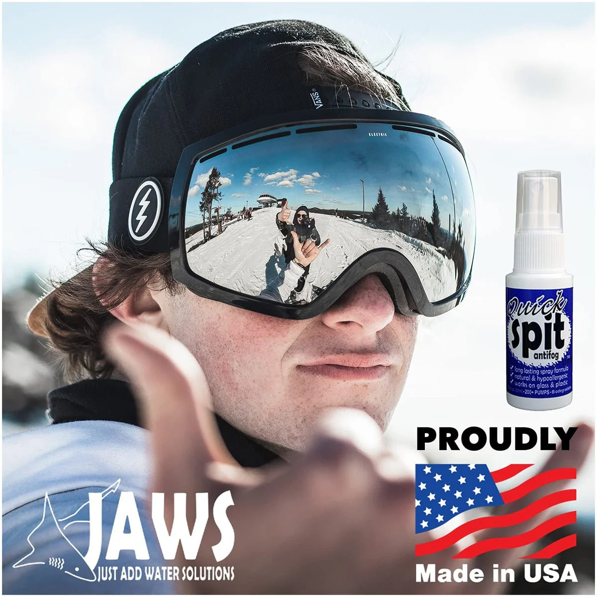 JAWS Quick Spit 1 oz. Anti-Fog Spray Formula - Image 4