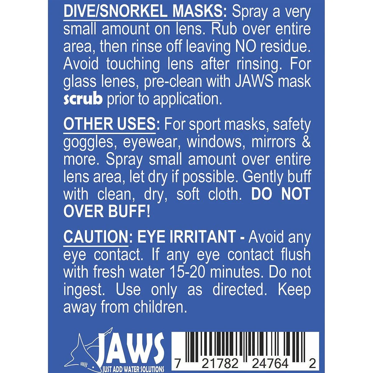 JAWS Quick Spit Anti-Fog Spray Formula - Image 16