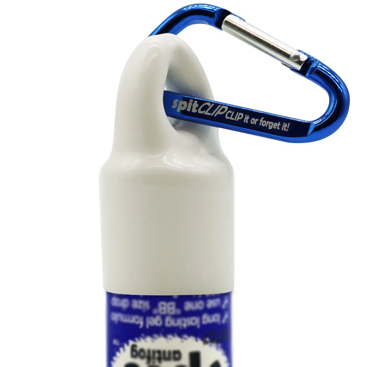 JAWS SpitClip Carabiner 1 oz. Bottle Retainer - Blue - Image 2