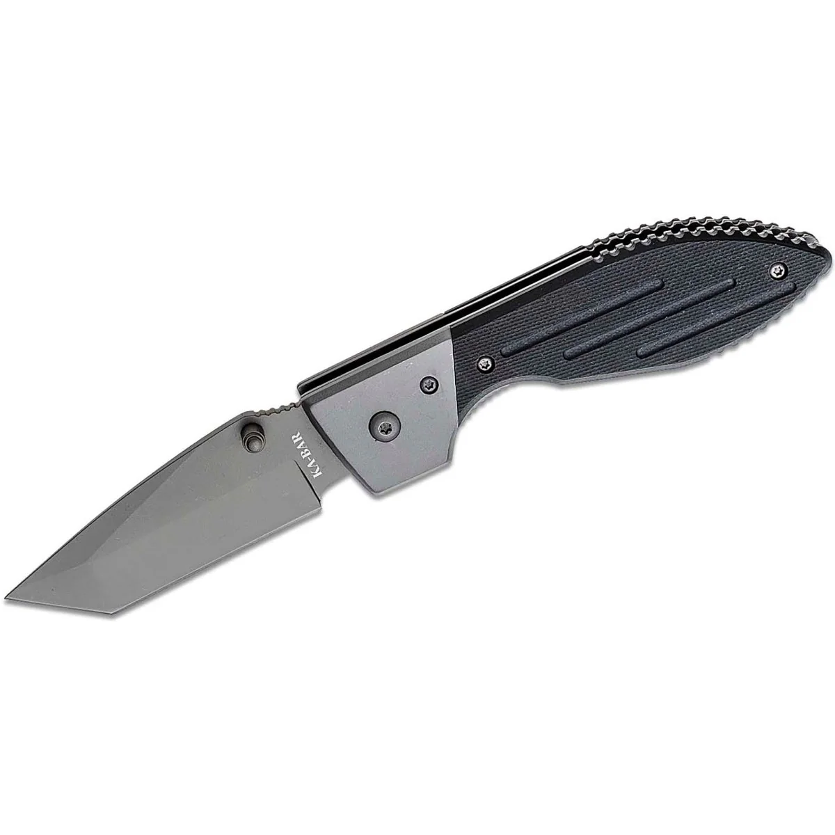 KA-BAR 3.125" Tanto Blade Warthog Folder III Knife - Black