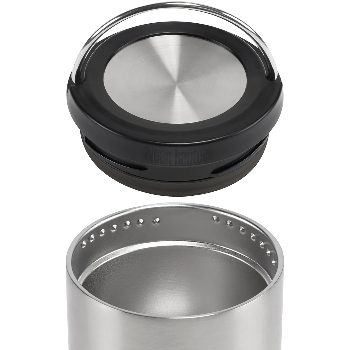 Klean Kanteen Brushed Stainless Steel TKCanister with Insulated Lid - Image 3