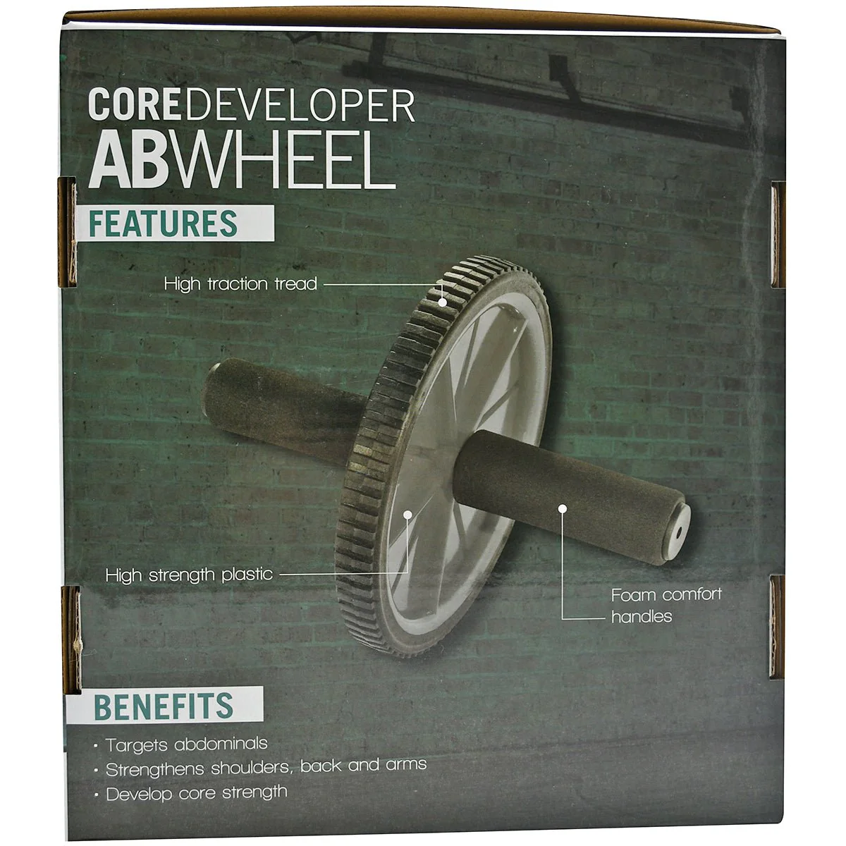 Lifeline USA Exercise Fitness Training Abdominal Wheel - Black - Image 4
