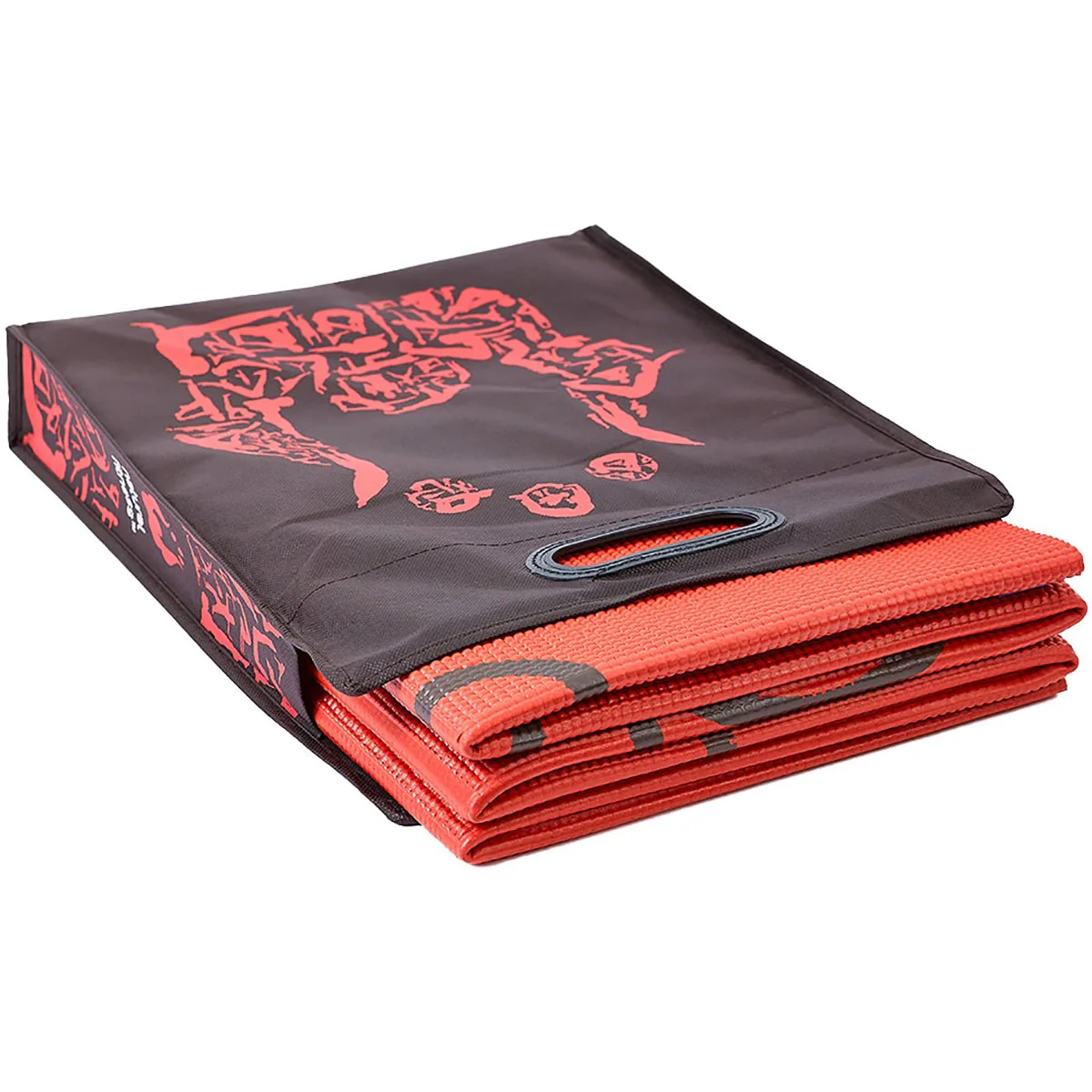 Lifeline USA Natural Fitness Warrior 3mm ROAM Folding Yoga Mat - Orange - Image 3