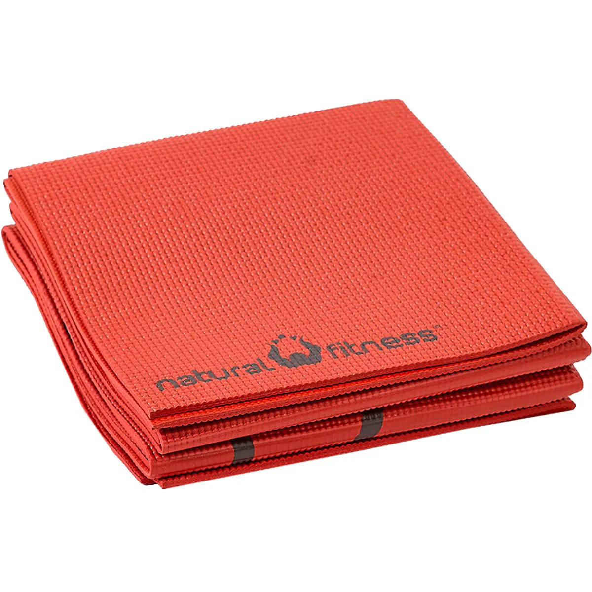Lifeline USA Natural Fitness Warrior 3mm ROAM Folding Yoga Mat - Orange - Image 4