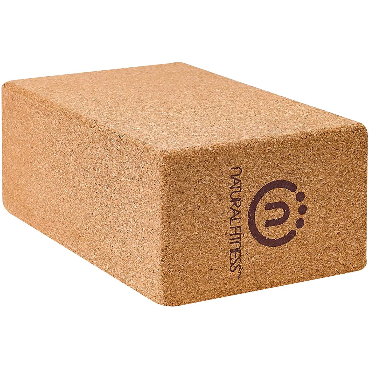 Lifeline USA Natural Fitness Warrior Cork Yoga Block - Brown - Image 3