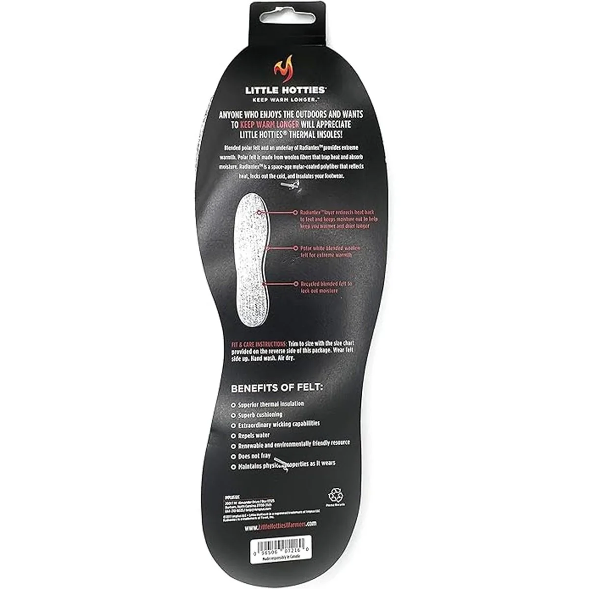 Little Hotties Thermal Insole, 5 Hours of Warmth - Image 2