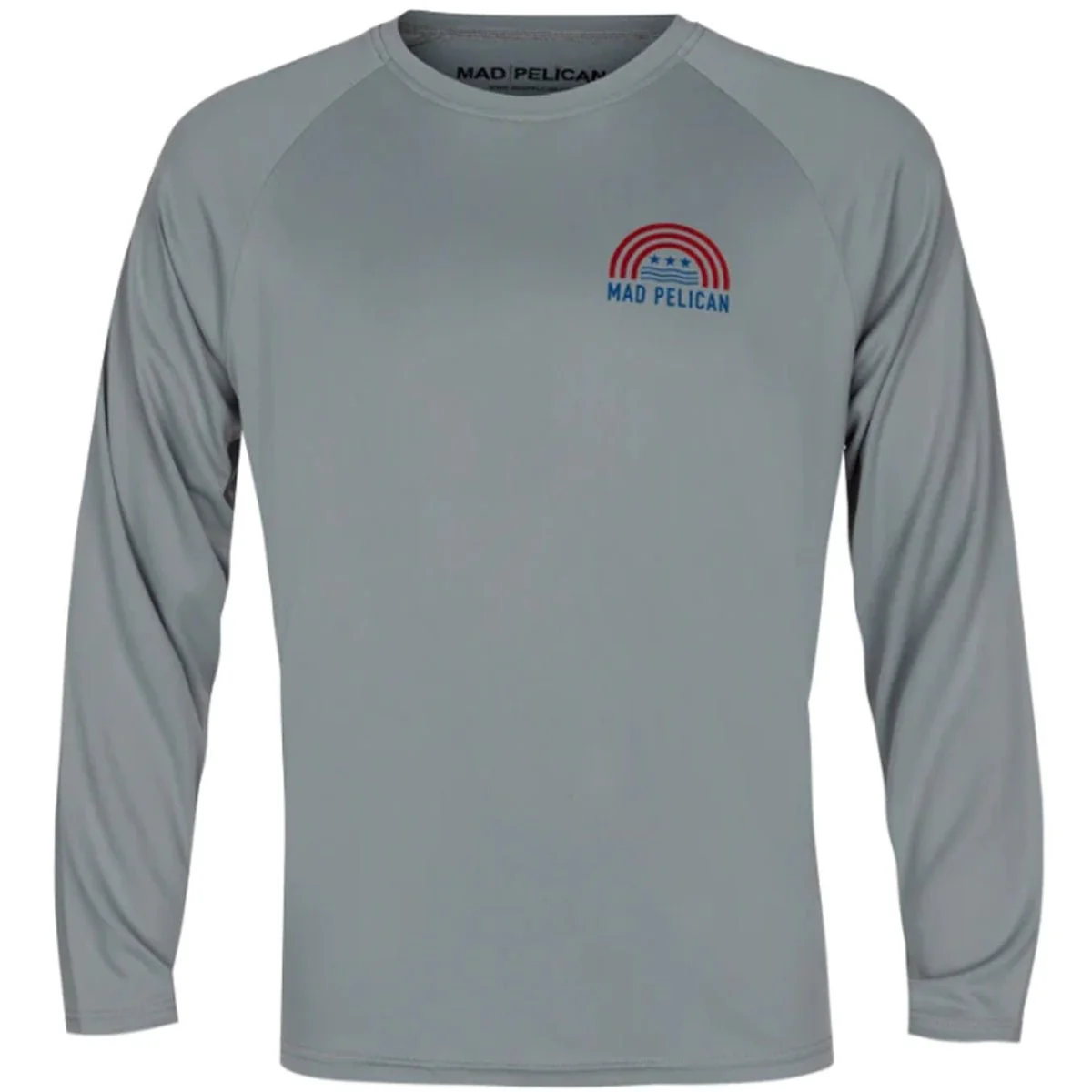 Mad Pelican American Beach Arch Sun Kicker Raglan UV Long Sleeve T-Shirt - Alloy