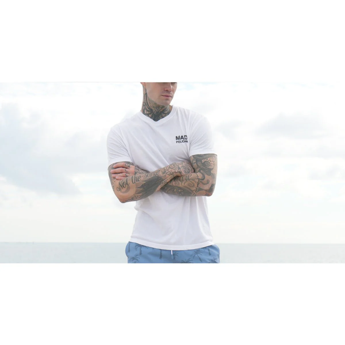 Mad Pelican Liberty Pelican Perfection Graphic T-Shirt - White - Image 3