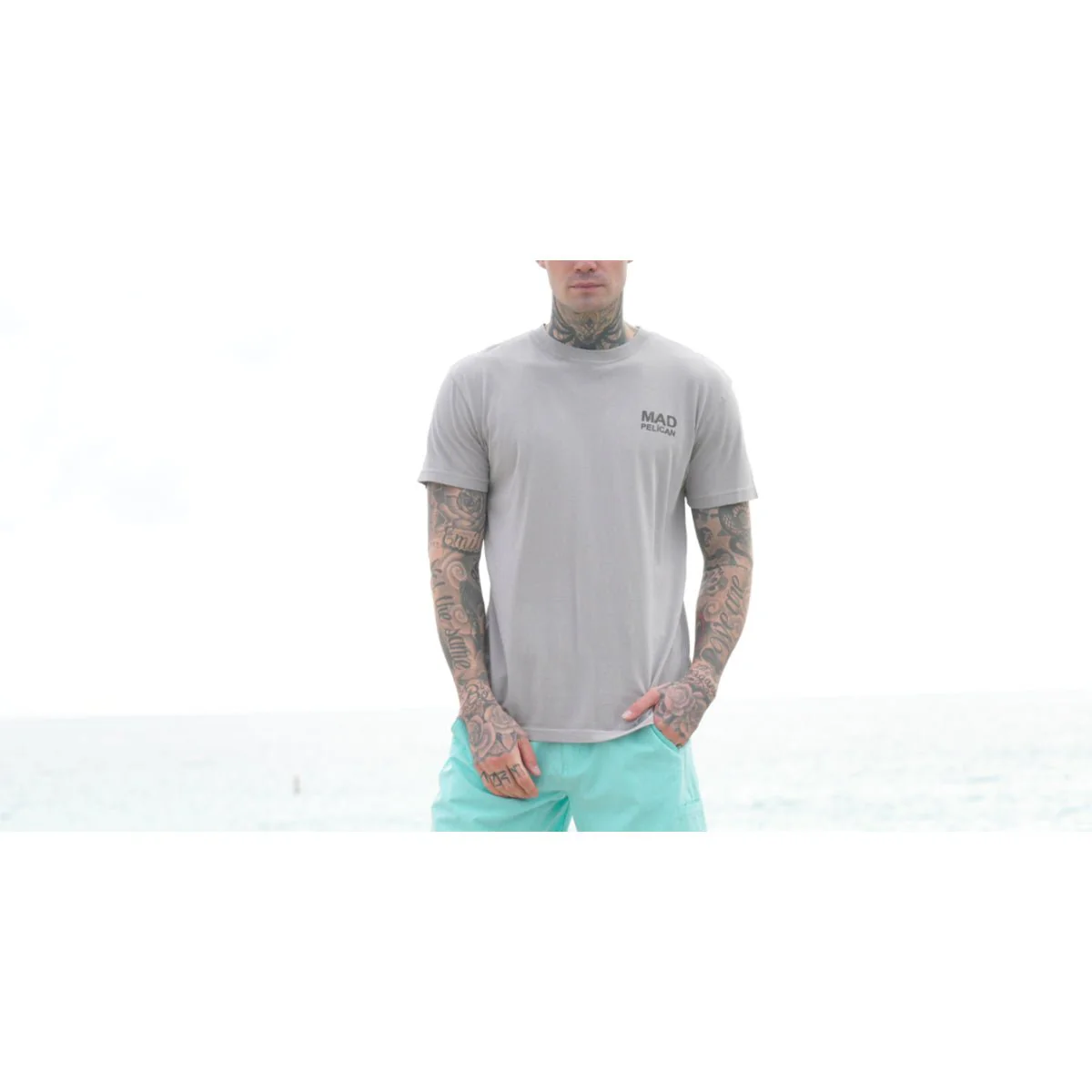 Mad Pelican Pelican Profile Perfection Graphic T-Shirt - Alloy - Image 3
