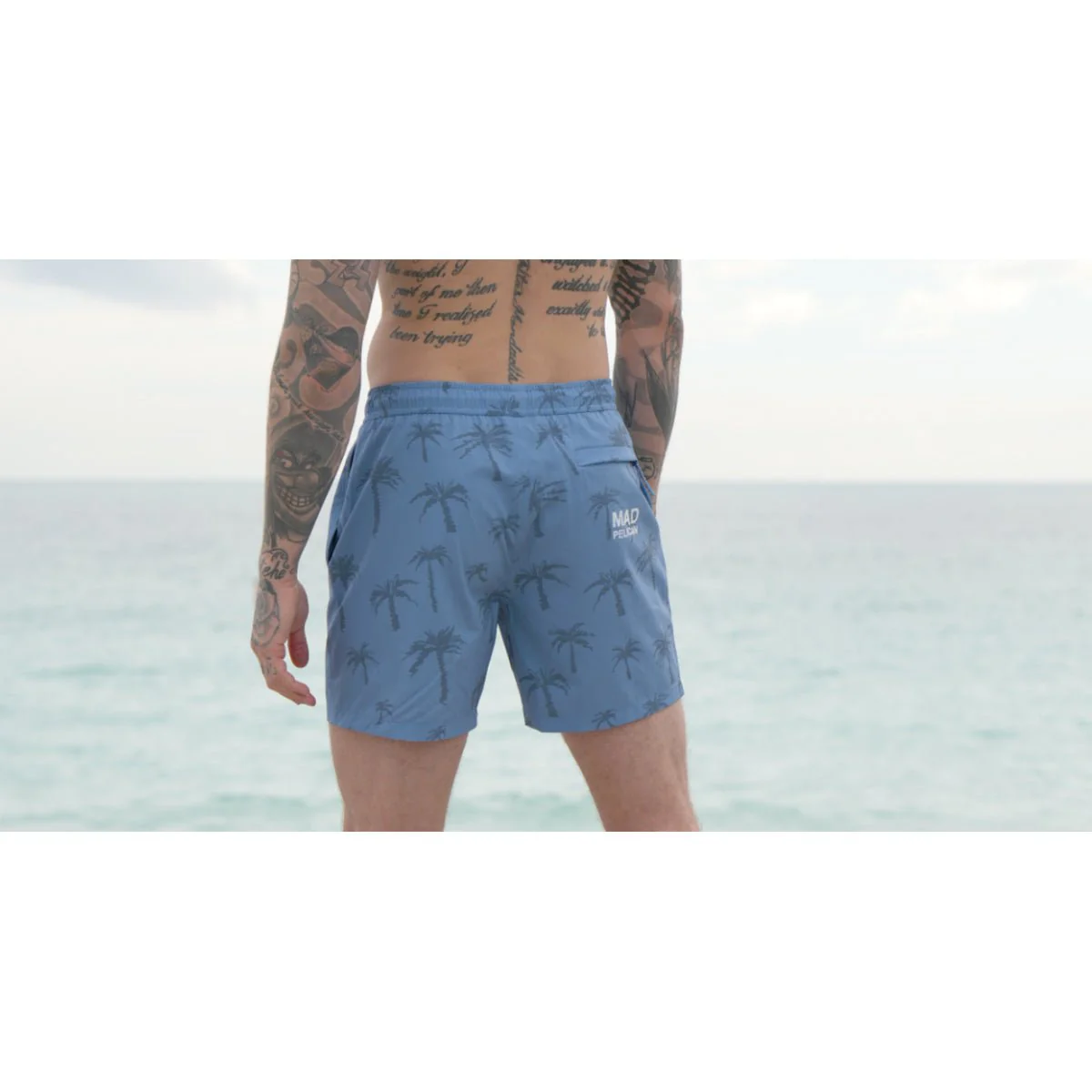Mad Pelican Scratchy Palms Jeremiah's Trunk Shorts - Allure - Image 2