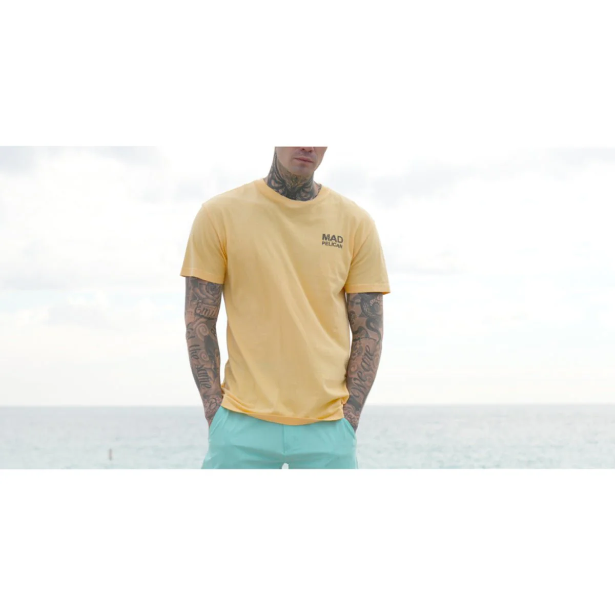 Mad Pelican Tropic Skull Perfection Graphic T-Shirt - Sunburst - Image 3