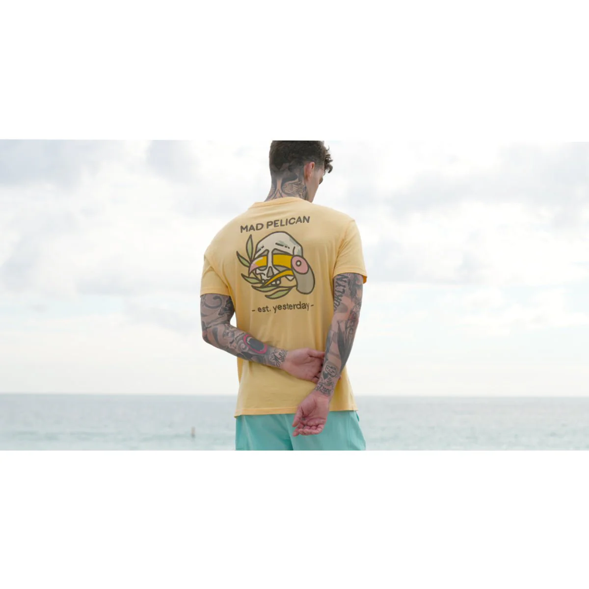 Mad Pelican Tropic Skull Perfection Graphic T-Shirt - Sunburst - Image 4