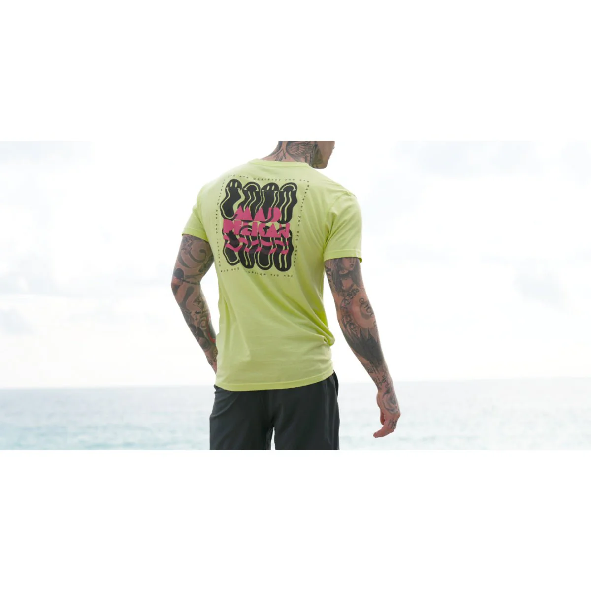 Mad Pelican Wherever You Are Perfection Graphic T-Shirt - Lettuce Green - Image 4