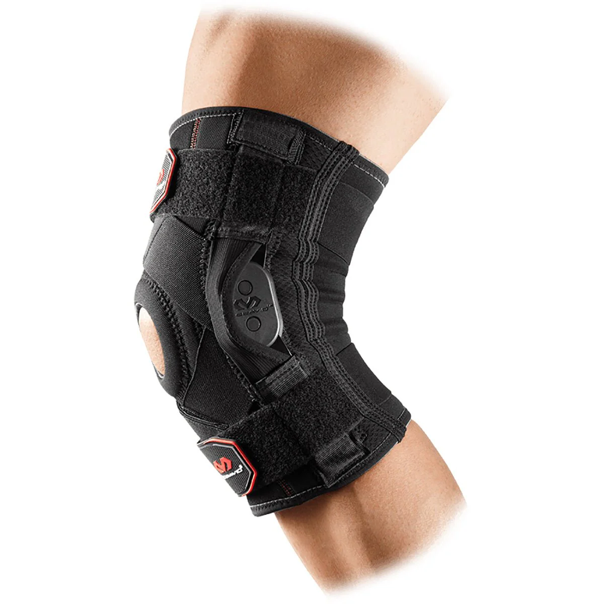 McDavid 429RX Hinged Knee Brace with Crossing Straps - Black - Image 3