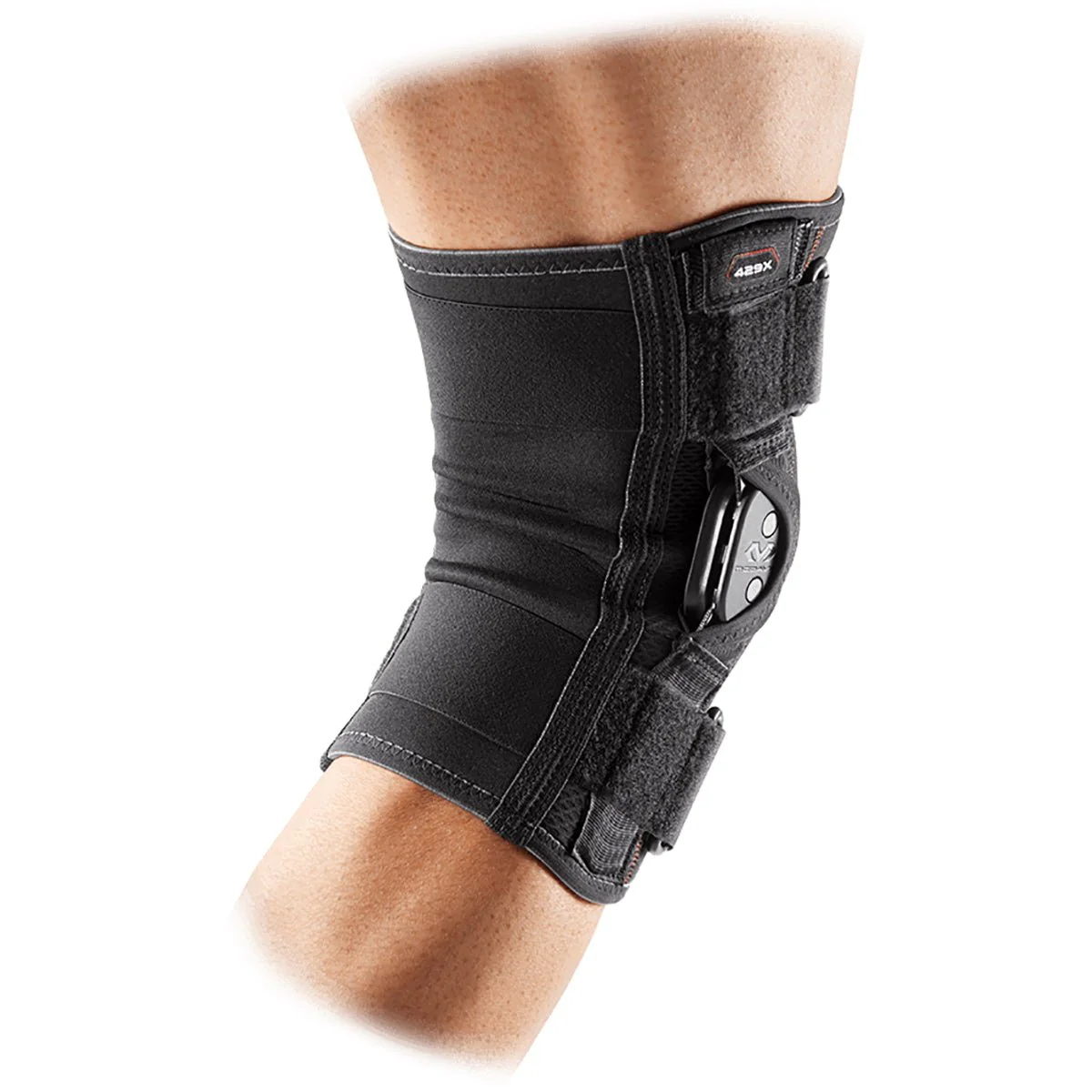 McDavid 429RX Hinged Knee Brace with Crossing Straps - Black - Image 4
