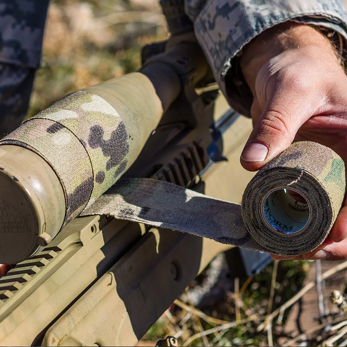 McNett Tactical Camo Form Protective Stretch Fabric Tape Wrap - Image 14