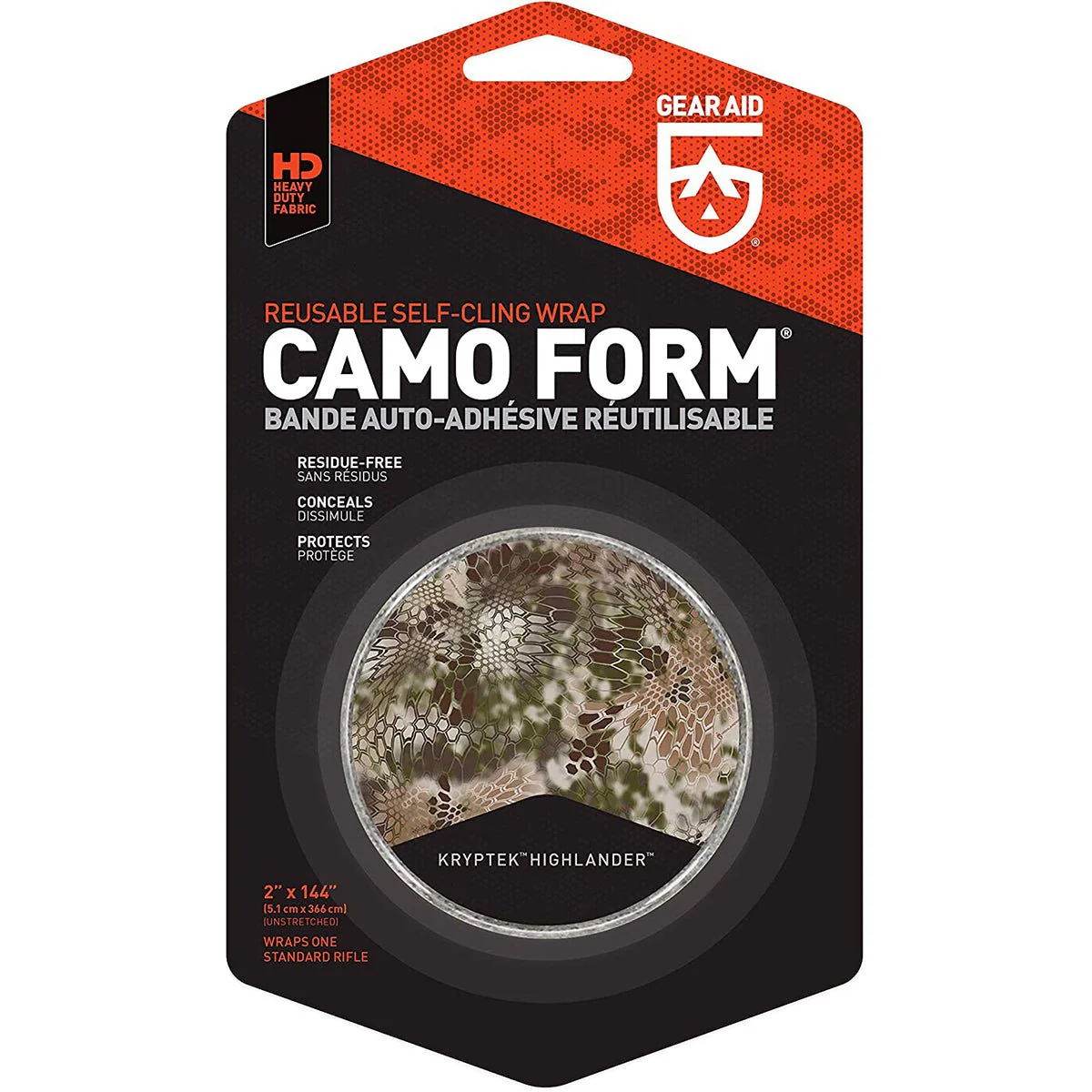McNett Tactical Camo Form Protective Stretch Fabric Tape Wrap - Image 17