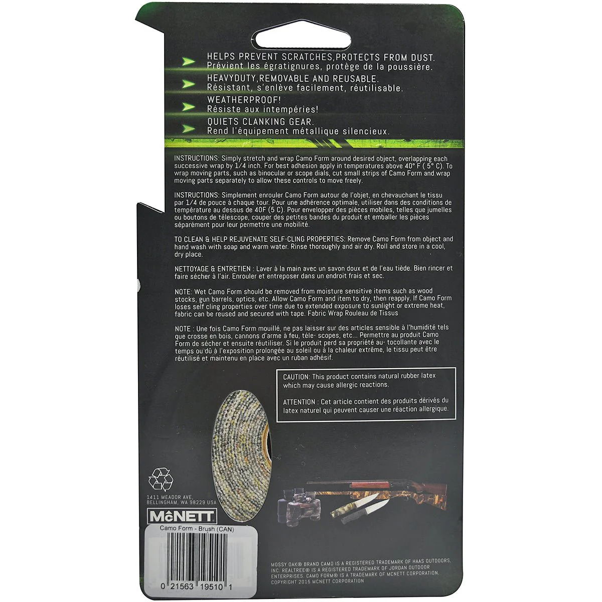 McNett Tactical Camo Form Protective Stretch Fabric Tape Wrap - Image 23