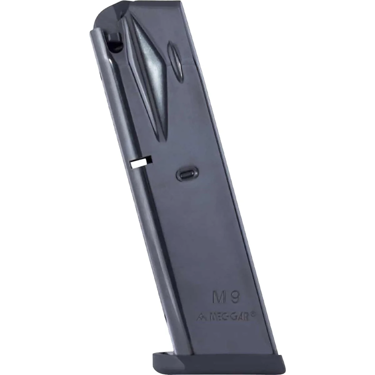 Mec-Gar 10-Round Magazine for Beretta 92FS, 92G, 92X, M9, 9mm MGPB9210B Blued