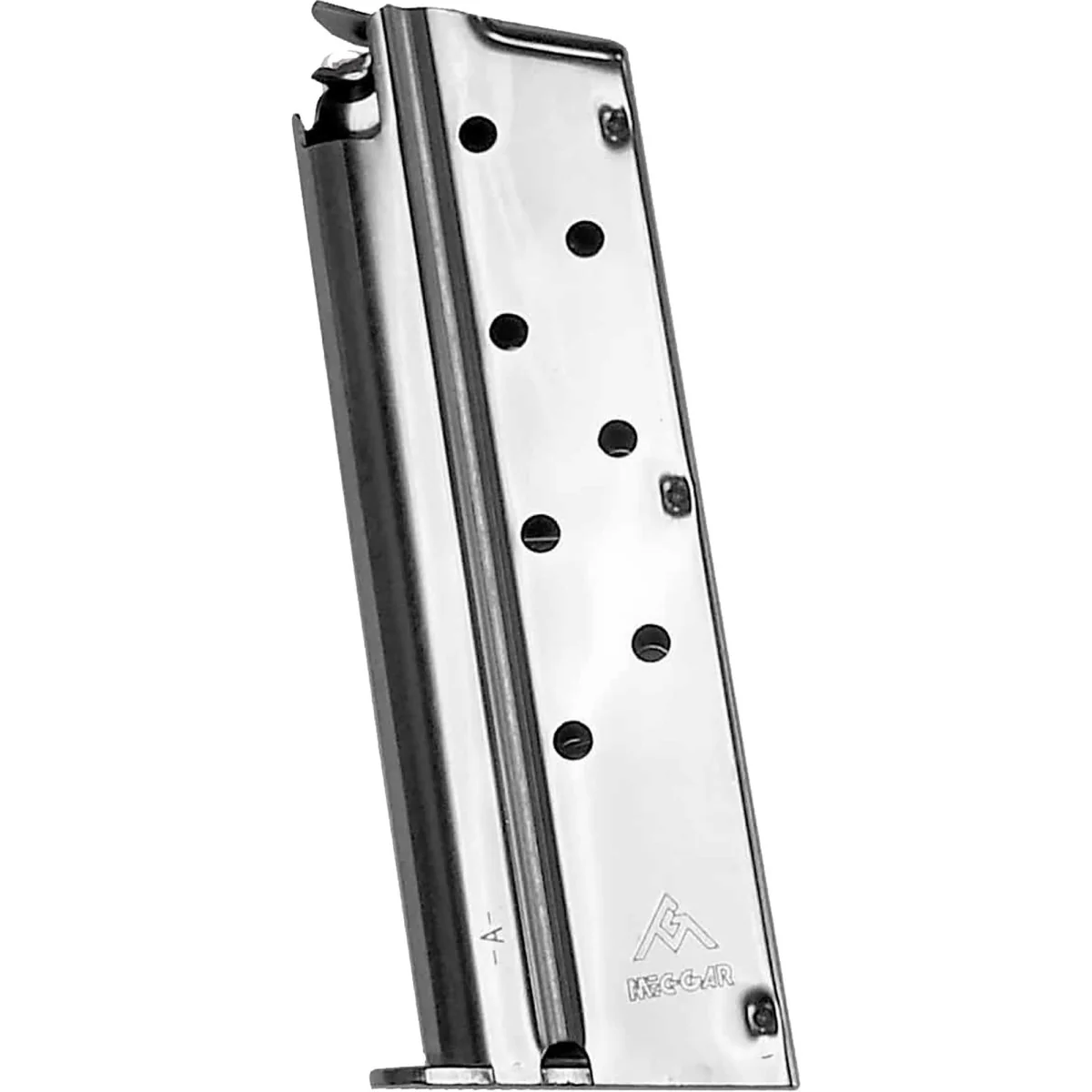 Mec-Gar 8-Round Magazine for 1911 Officer/Compact 9mm MGCGOV9LCN Nickel Coating