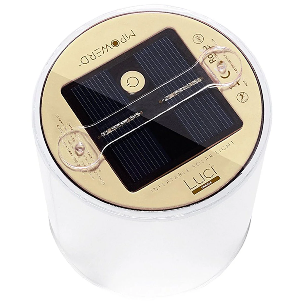 MPOWERD Luci Candle Frosted Finish Portable Waterproof Inflatable Solar Light - Image 2