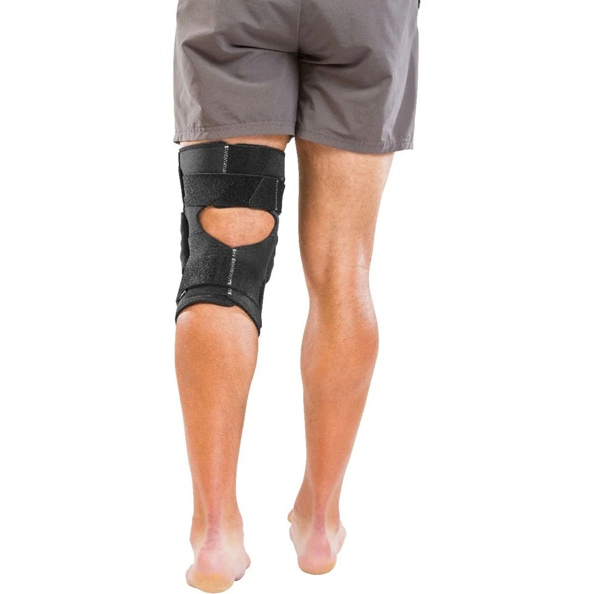 Mueller Hinged Wraparound Knee Support Brace - Black - Image 4
