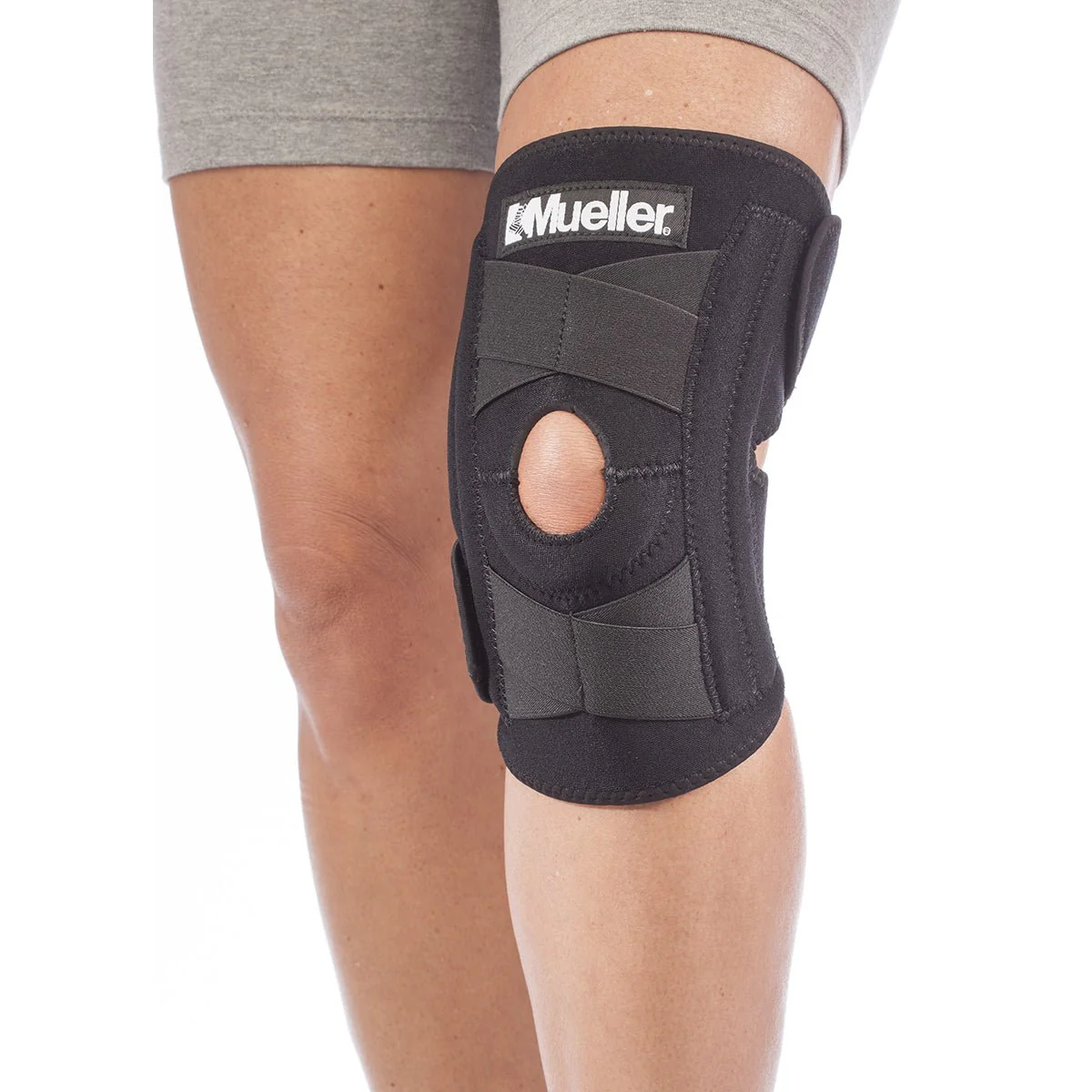 Mueller Self-Adjusting Knee Stabilizer - Black - Image 2