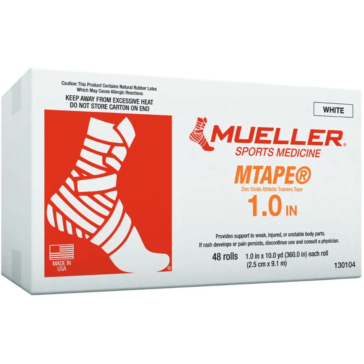 Mueller Sports Medicine MTape Athletic Tape Case - White