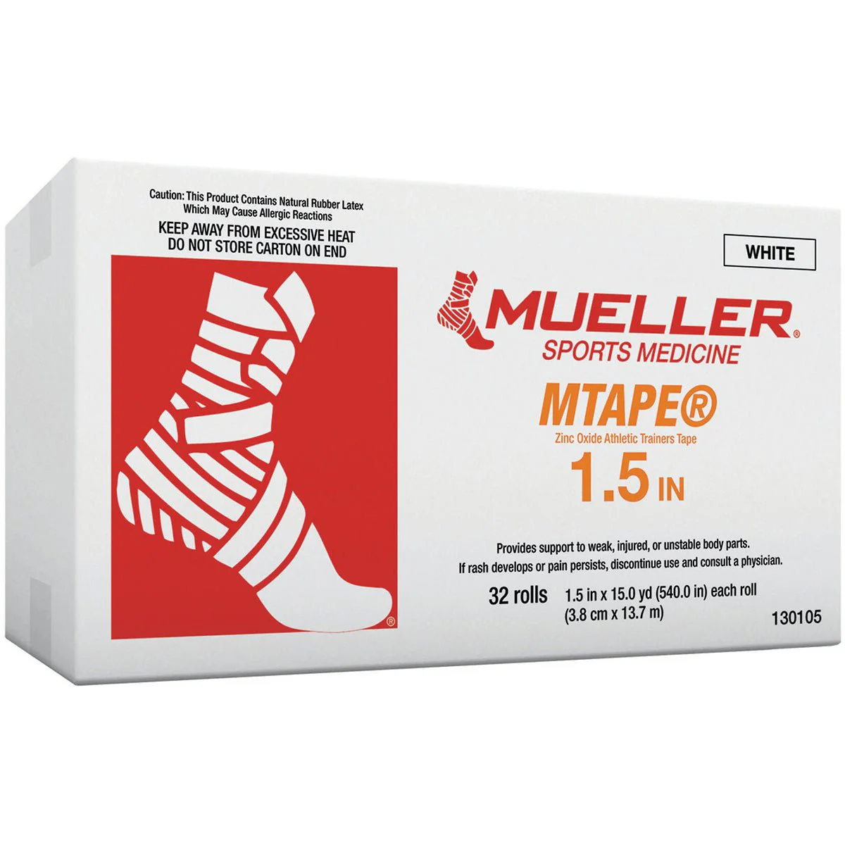 Mueller Sports Medicine MTape Athletic Tape Case - White - Image 3