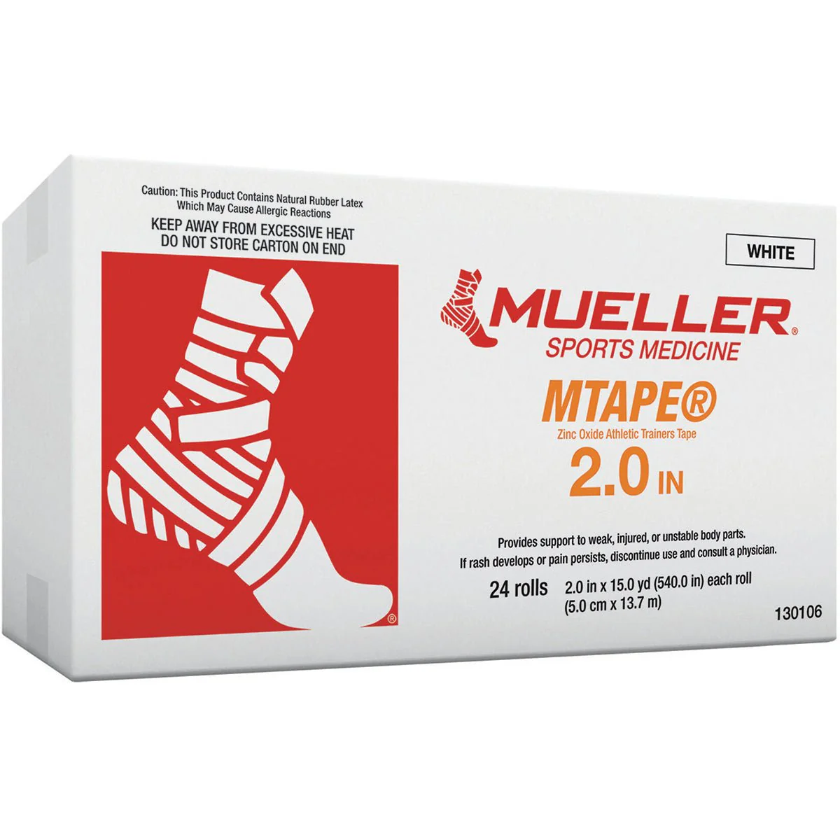 Mueller Sports Medicine MTape Athletic Tape Case - White - Image 4