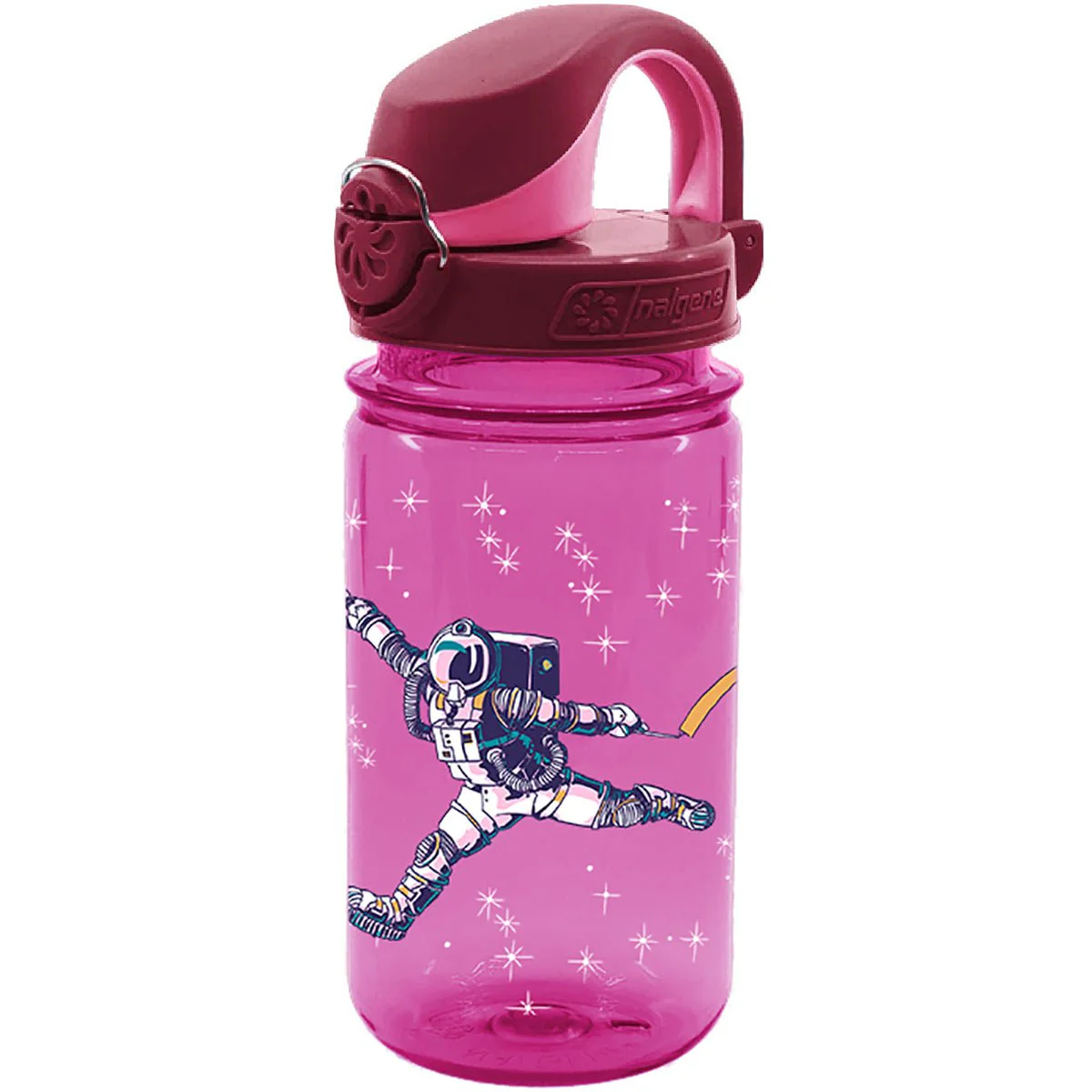 Nalgene Kid's Sustain 12 oz. On The Fly Lock Top Astronaut Tritan Water Bottle - Image 2