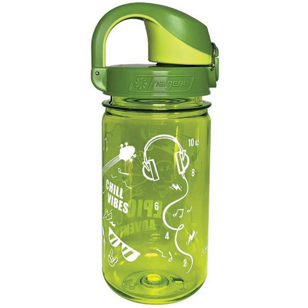 Nalgene Kid's Sustain 12 oz. On The Fly Water Bottle - Green Epic - Image 2