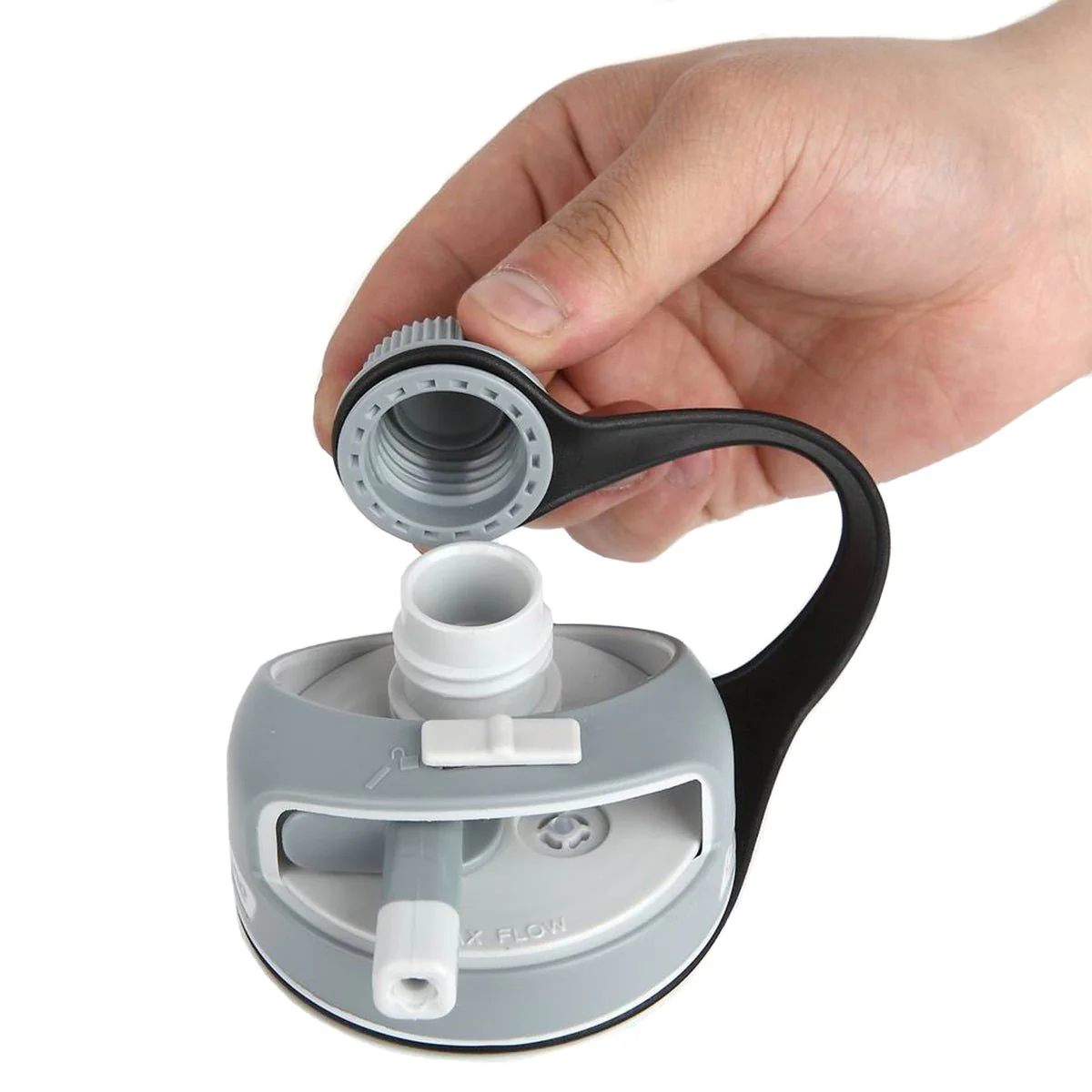 Nalgene MultiDrink Water Bottle Replacement Cap - Gray - Image 4