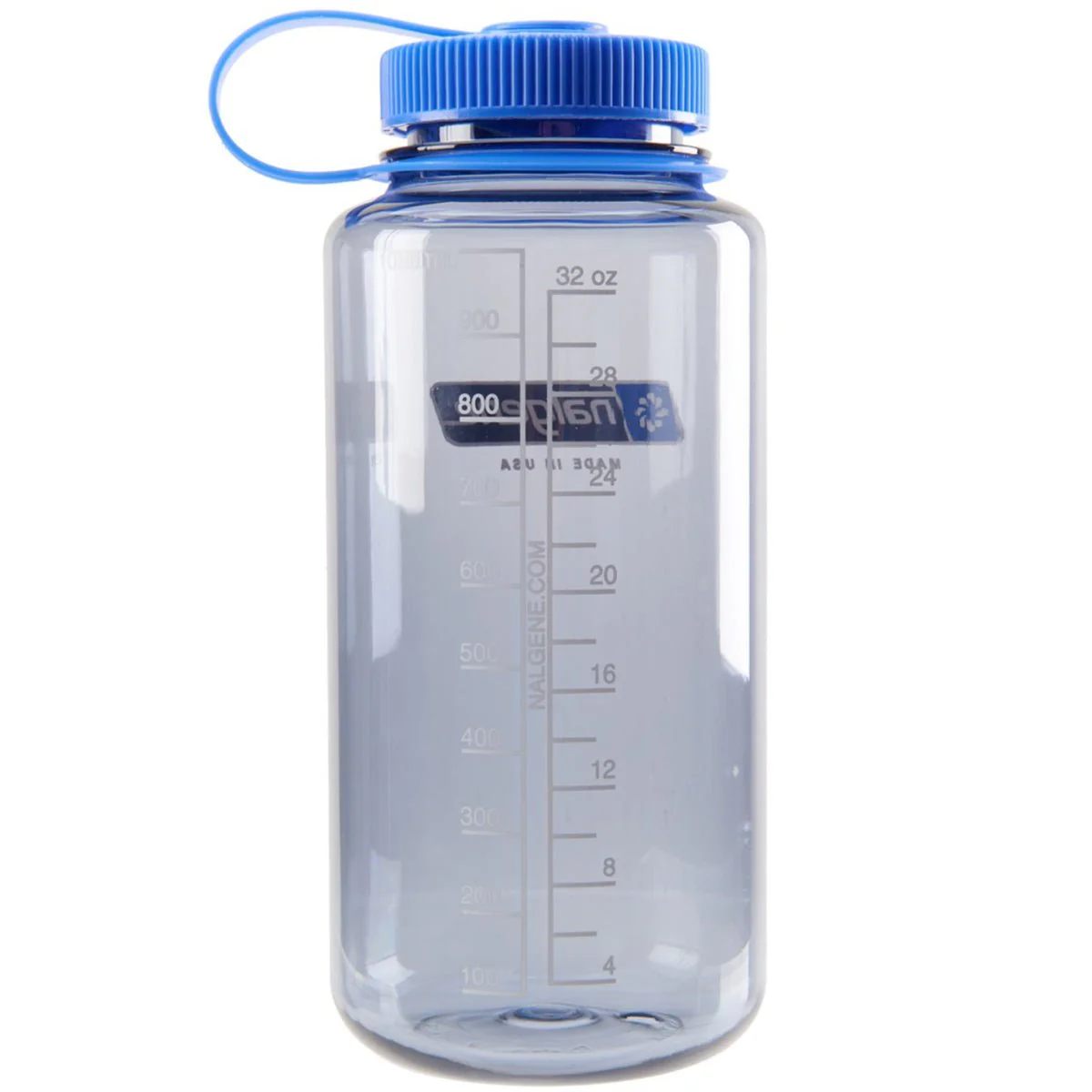 Nalgene Sustain 32 oz. Tritan Wide Mouth Water Bottle - Gray/Blue - Image 2