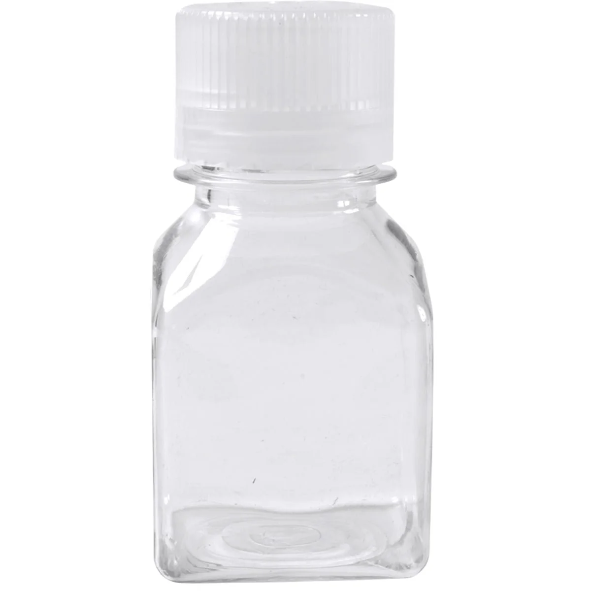 Nalgene Transparent Lexan Polycarbonate Square Storage Bottle - Clear - Image 3