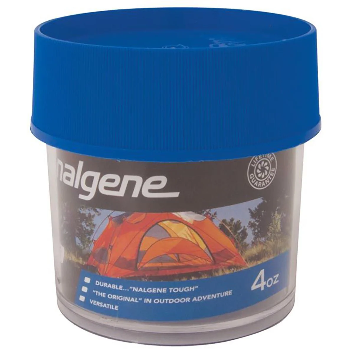 Nalgene Wide Mouth Outdoor Storage Container - Clear/Blue