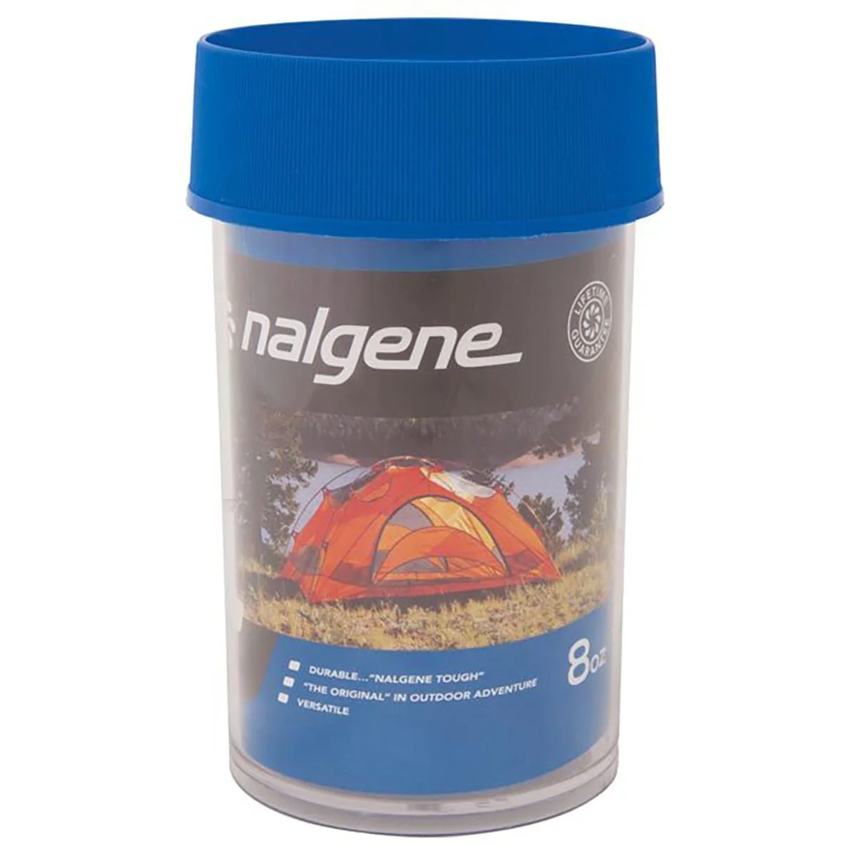 Nalgene Wide Mouth Outdoor Storage Container - Clear/Blue - Image 2