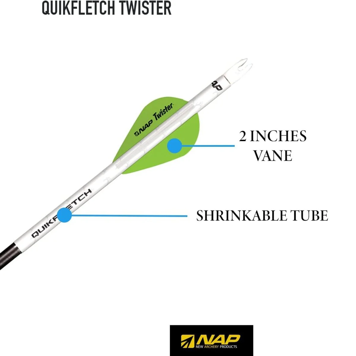 New Archery Products Quikfletch 2" Twister - Image 8
