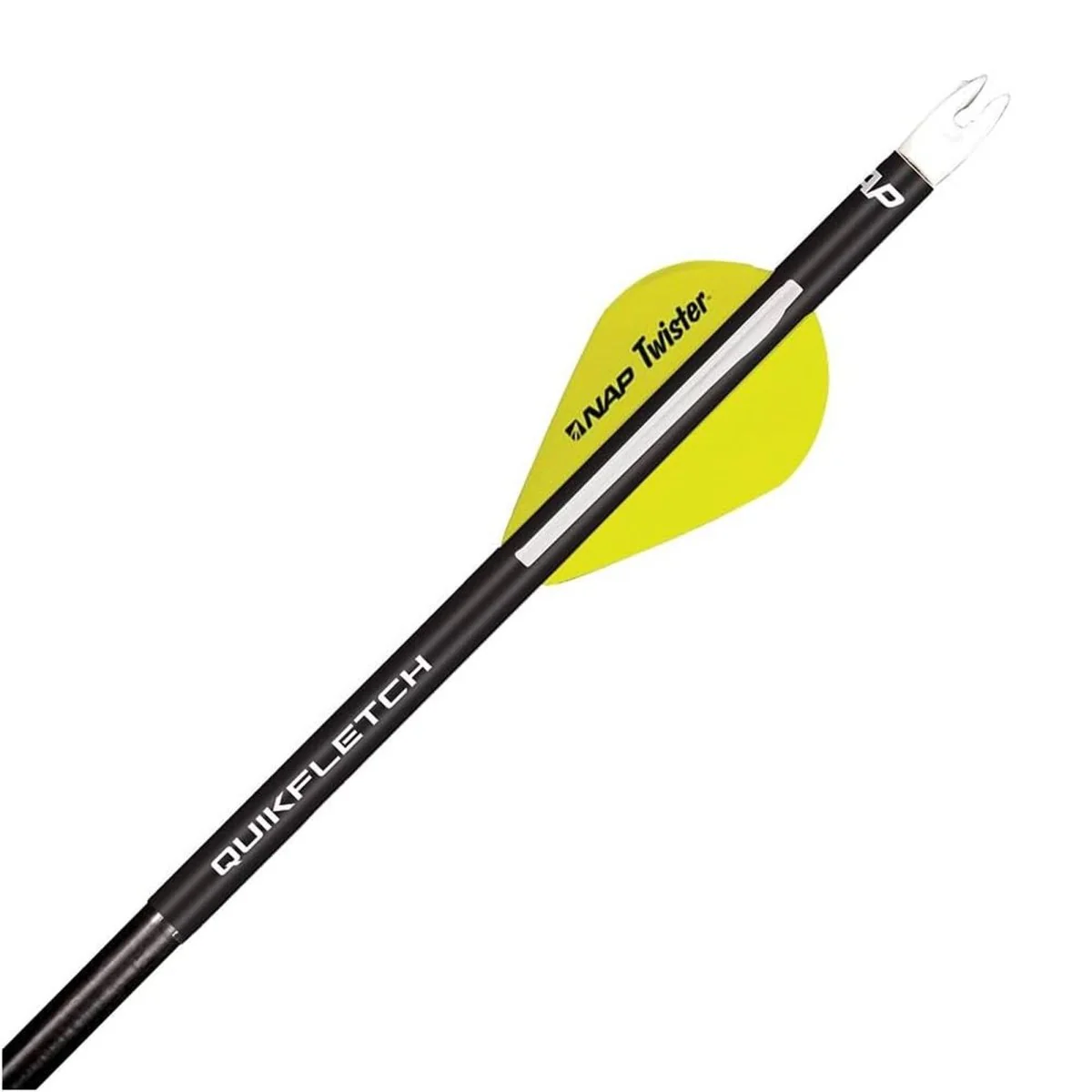 New Archery Products Quikfletch 2" Twister Black Tube - Image 2
