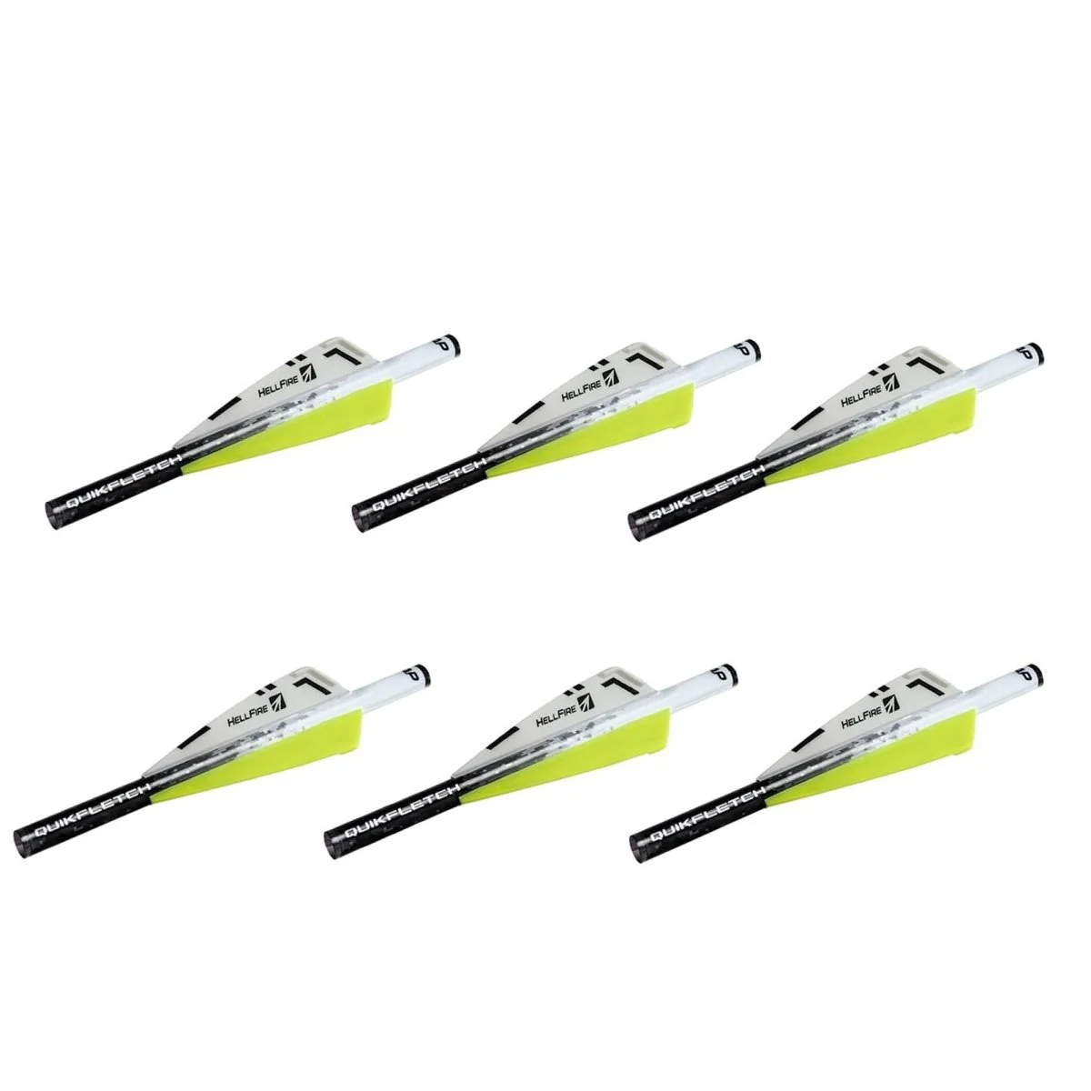 New Archery Products Quikfletch 3" Hellfire for Crossbow