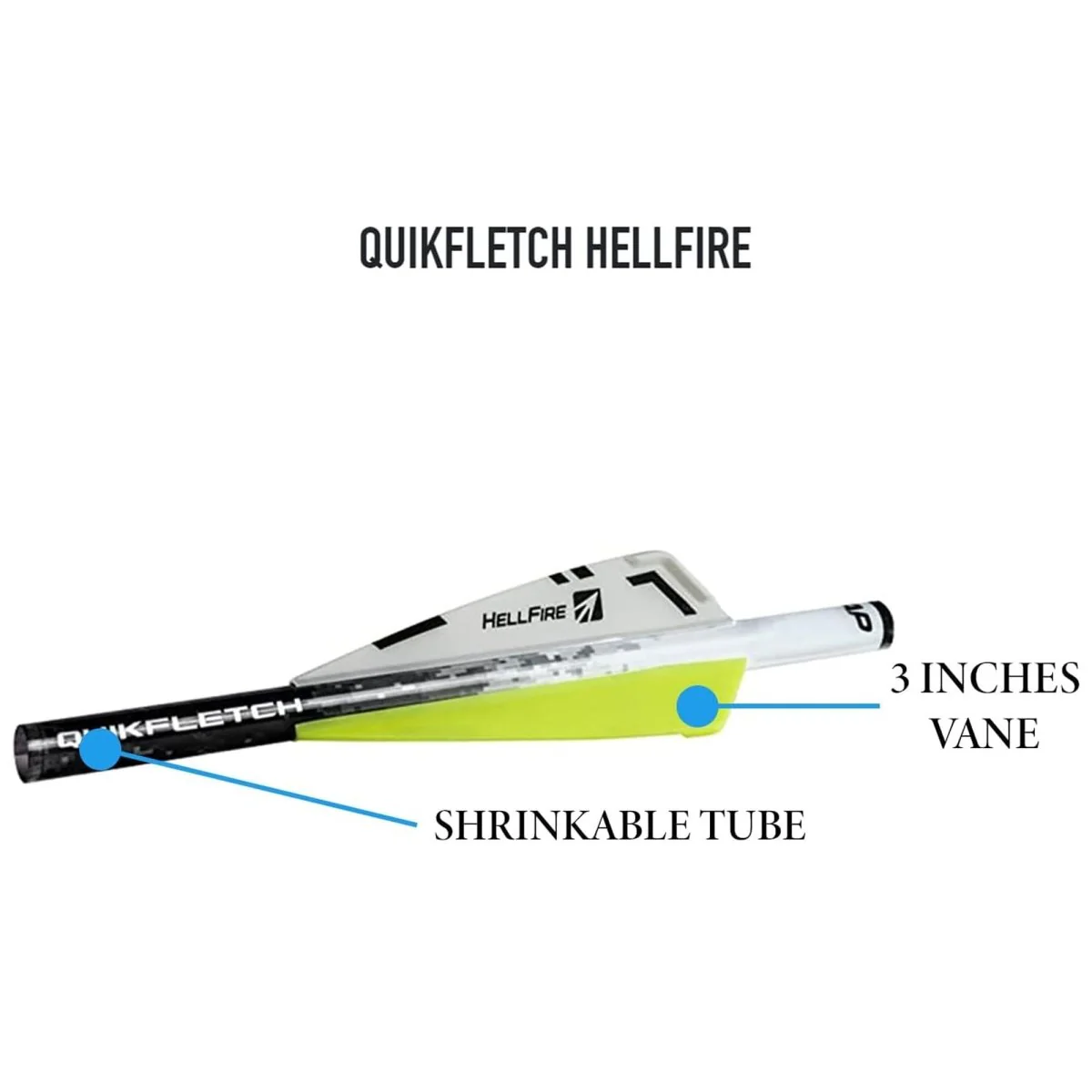 New Archery Products Quikfletch Hellfire 3" - Image 3