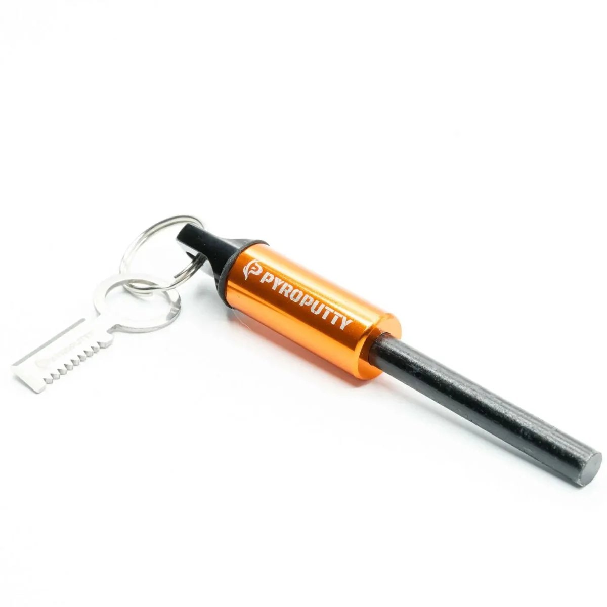 NEW Pyro Putty - Mini Mega Inferno Ferro Rod - Orange