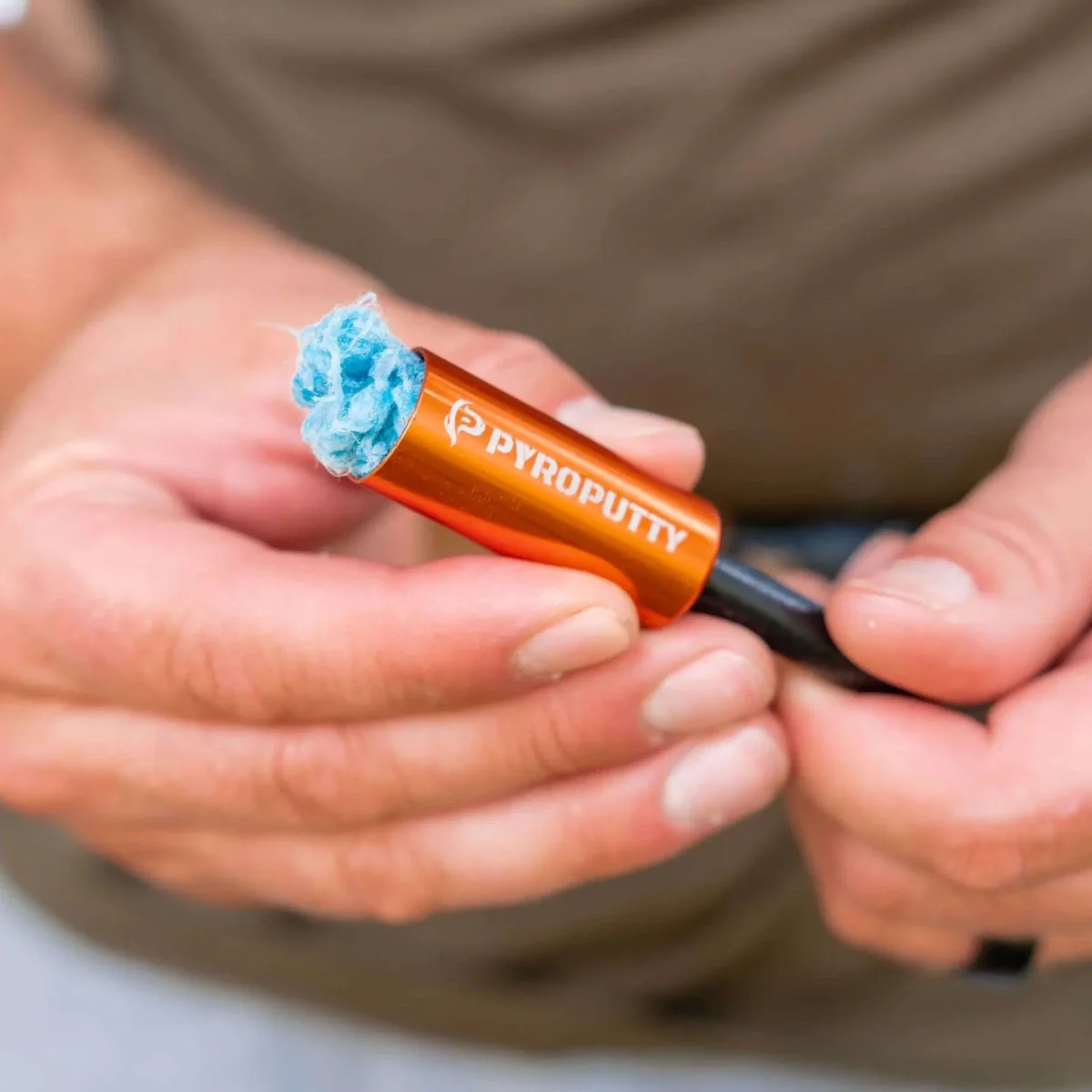 NEW Pyro Putty - Mini Mega Inferno Ferro Rod - Orange - Image 5