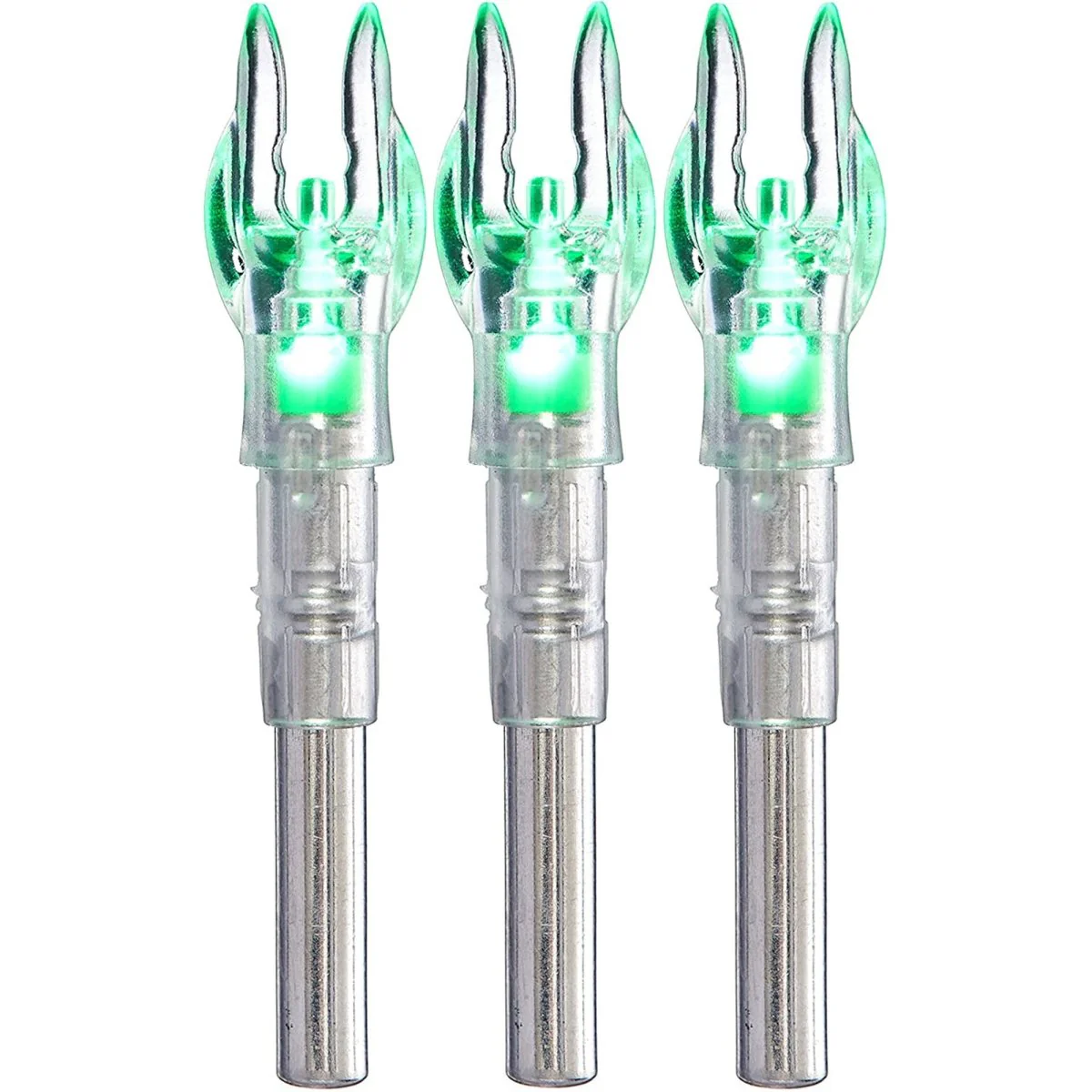 Nockturnal Green Lighted X-Nock 3-Pack