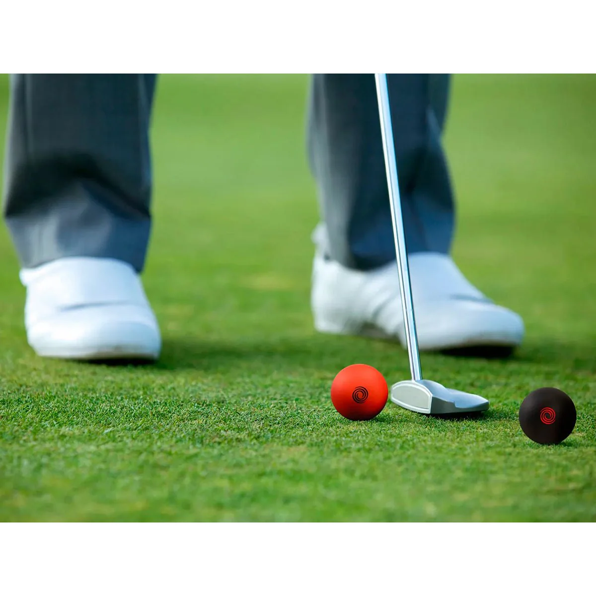 Odyssey Weighted Golf Putt Balls - 2-Pack - Red/Black - Image 3