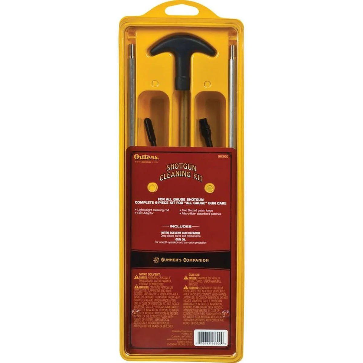Outers Aluminum Rod Shotgun Cleaning Kit